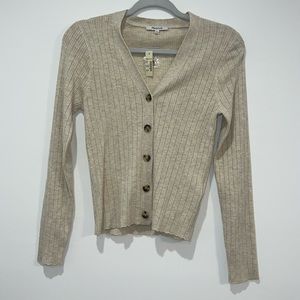 Madewell scalloped lightweight cardigan